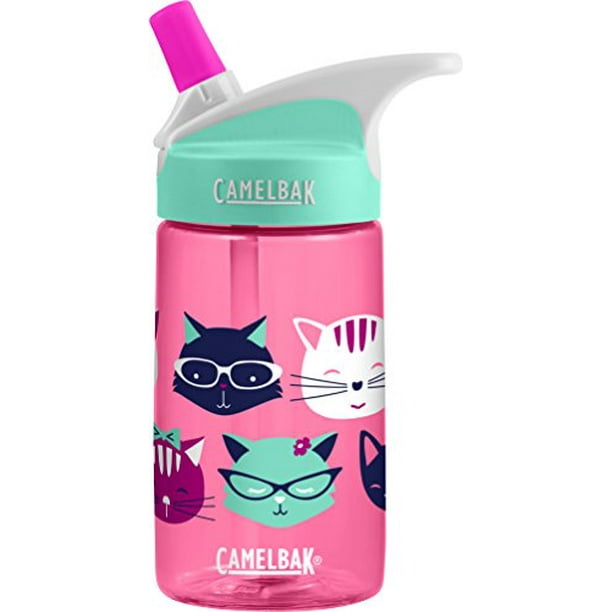 Spill Proof- CamelBak Eddy 0.4-Liter Kids Water Bottle Bottle Only CamelBak Kids Big Bite Valve Unicorns Water Bottle For Kids 12 Ounces BPA-Free Water Bottle